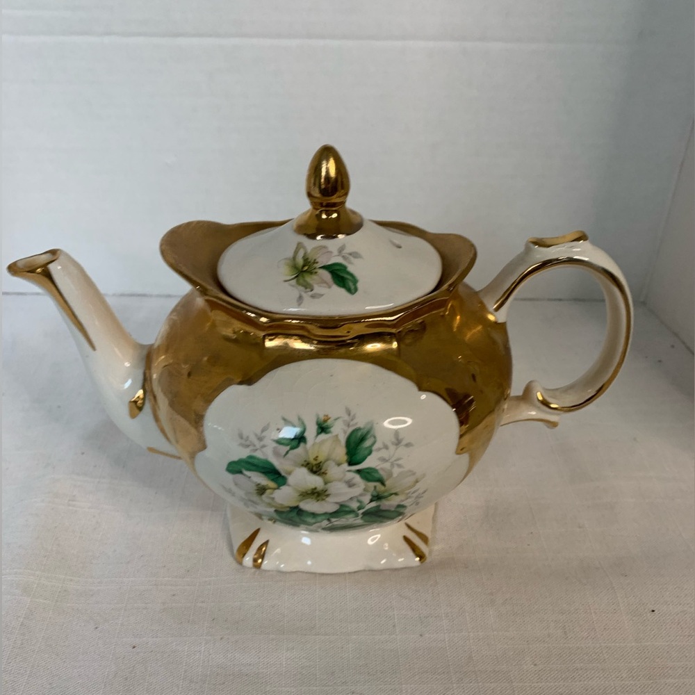 PRICE KENSINGTON | Ornate, Gold trimmed Teapot.